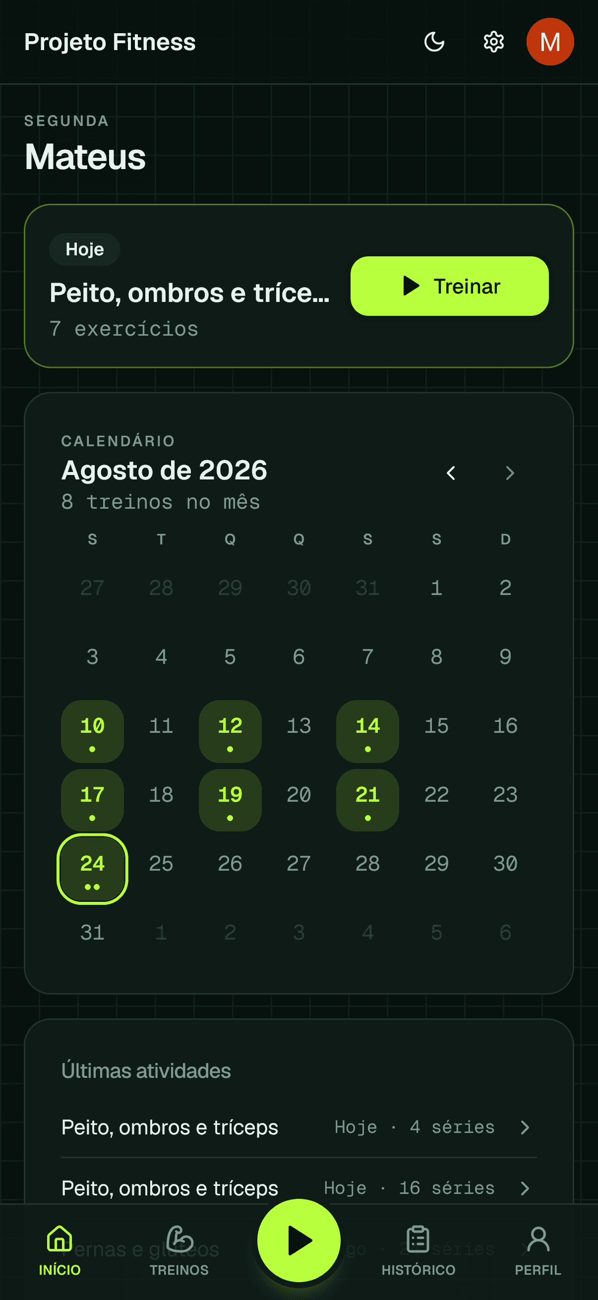 Projeto Fitness preview